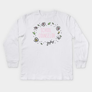 school counselor Kids Long Sleeve T-Shirt